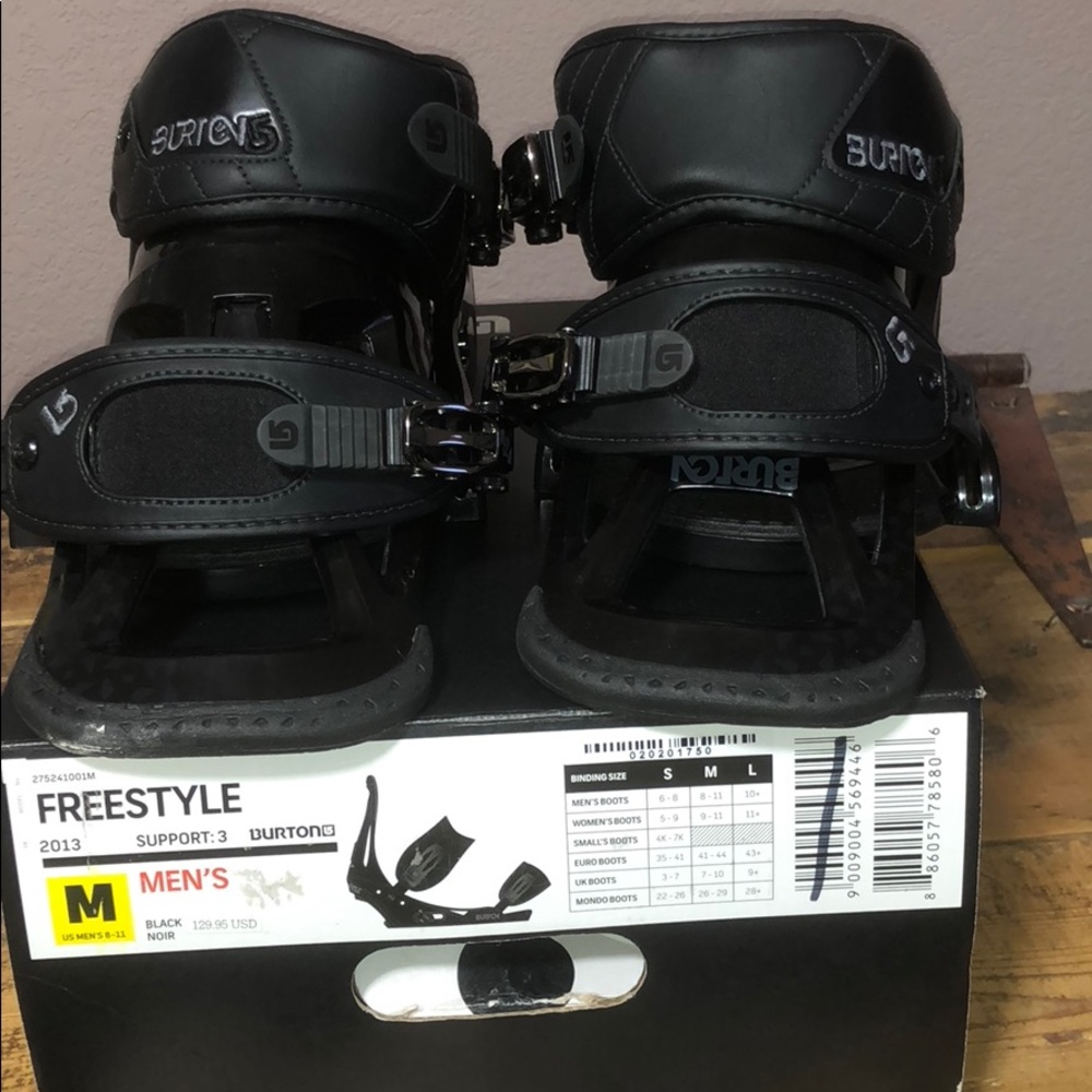 Burton snowboard bindings